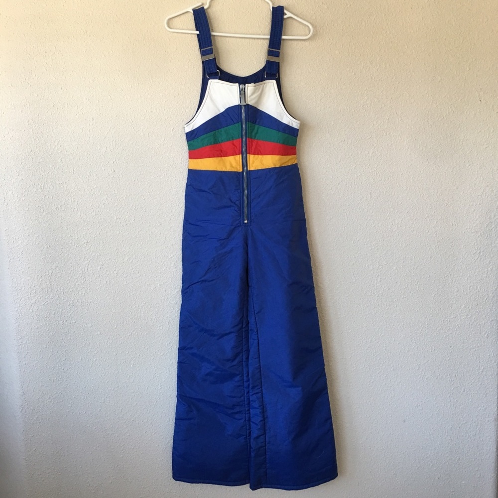 VTG 80’s ski bib number 1 ski overalls 10 (cz)